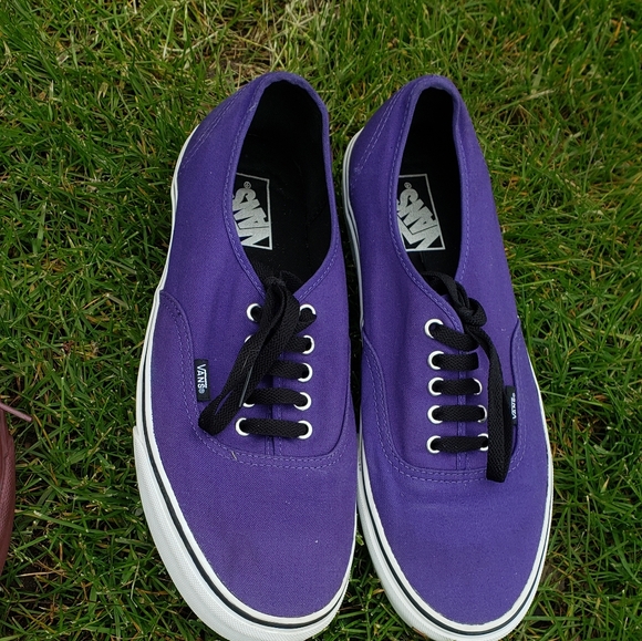 purple vans shoes mens